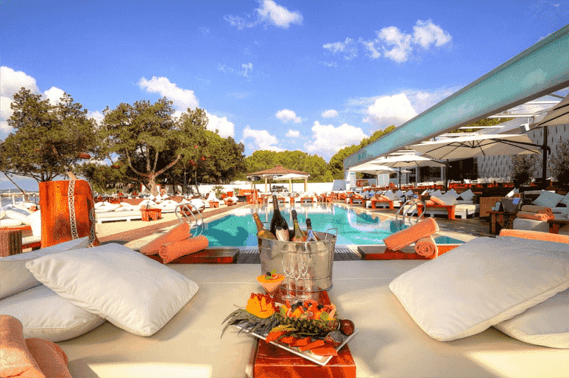 Nikki Beach in Miami pool