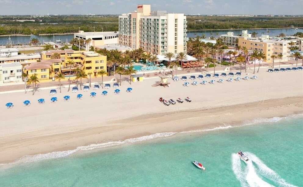 Hollywood Beach in Miami