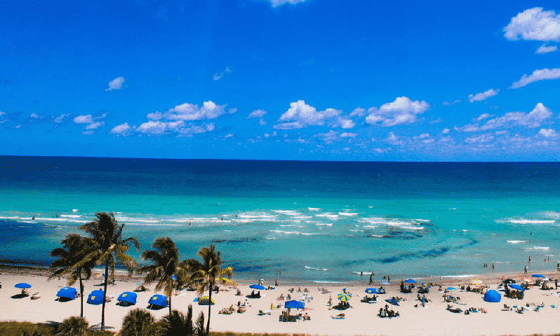 Hollywood Beach view