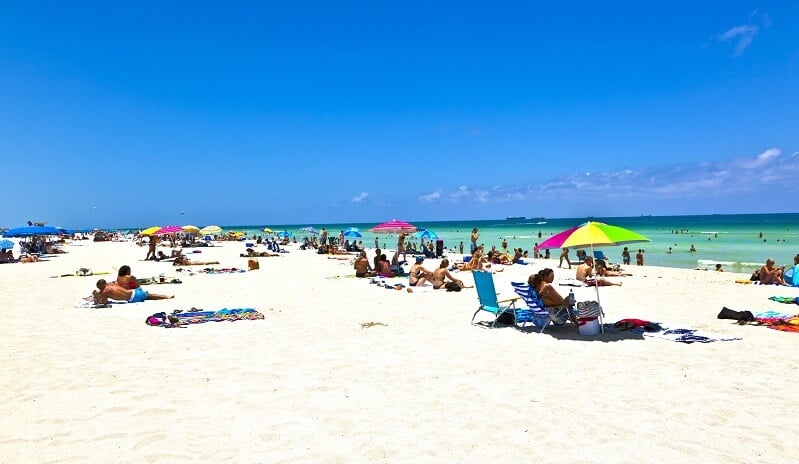 Hollywood Beach in Miami