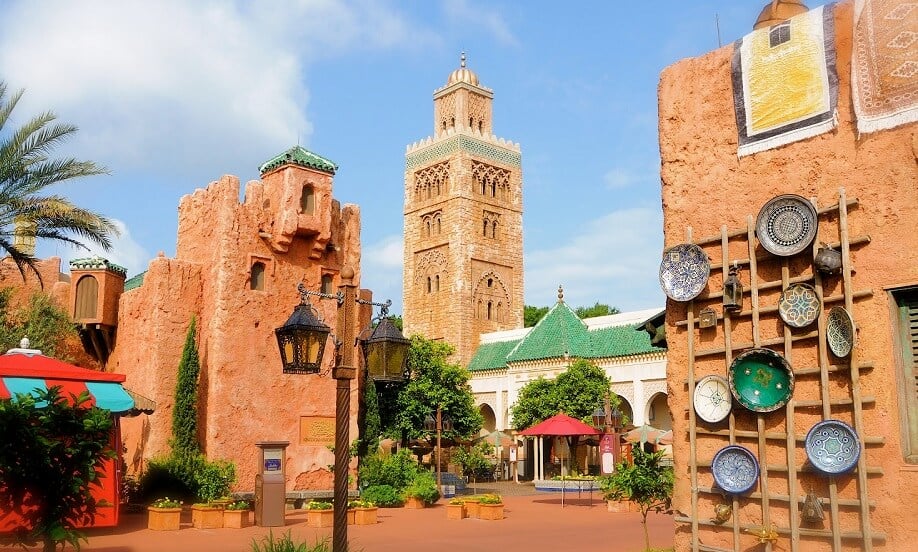 Morocco at Epcot at Disney in Orlando