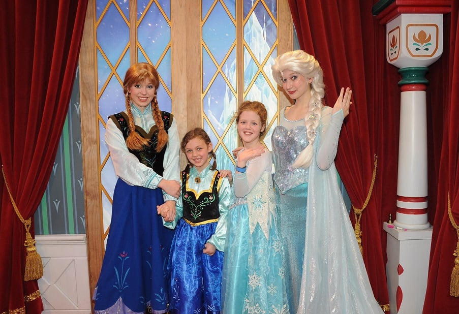 Meeting Disney Princesses