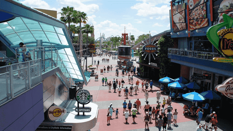 Universal CityWalk by day