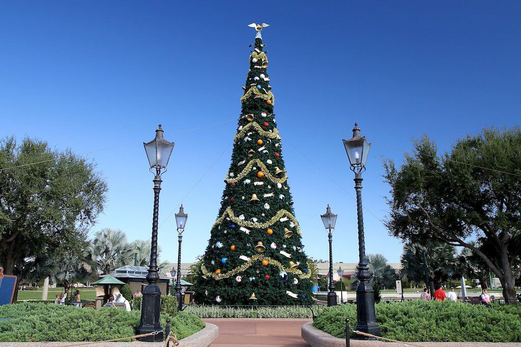 Christmas at Disney Epcot Park