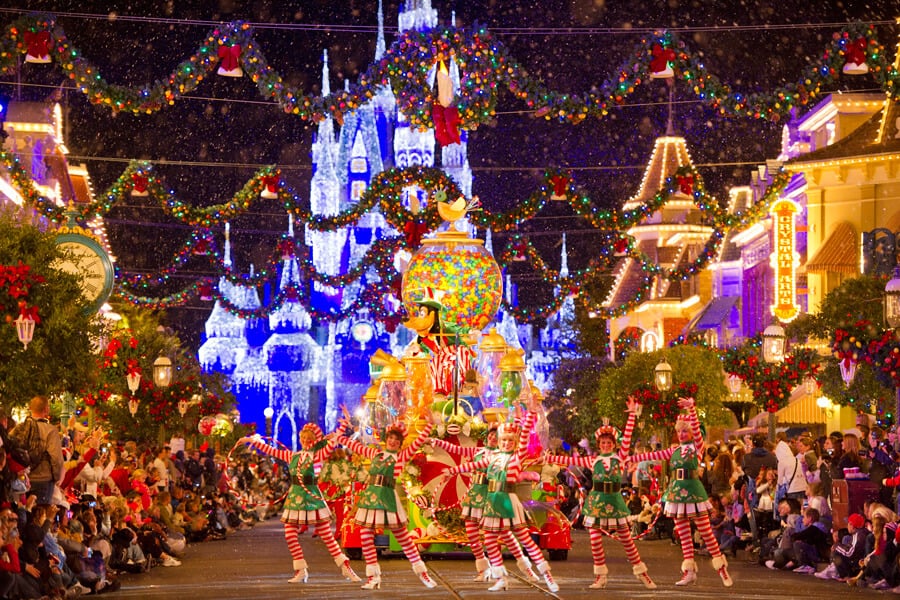 Christmas at Disney Magic Kingdom Park