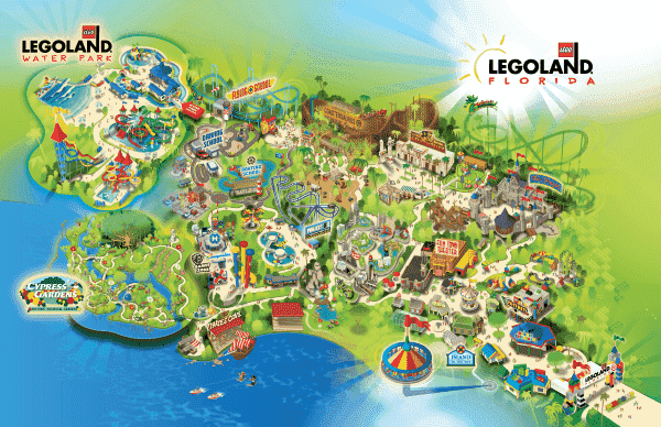 Legoland park map