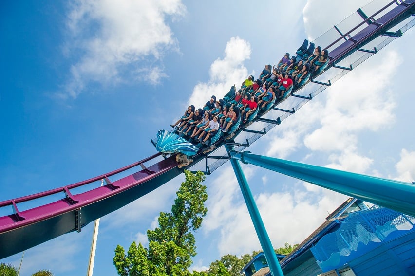 Mako Rollercoaster at SeaWorld Orlando