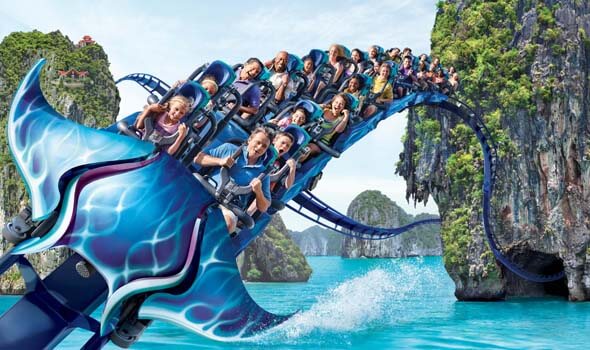 Manta roller coaster - SeaWorld Orlando