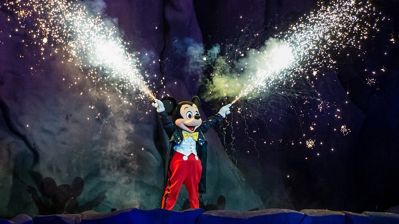 Fantasmic show at Orlando