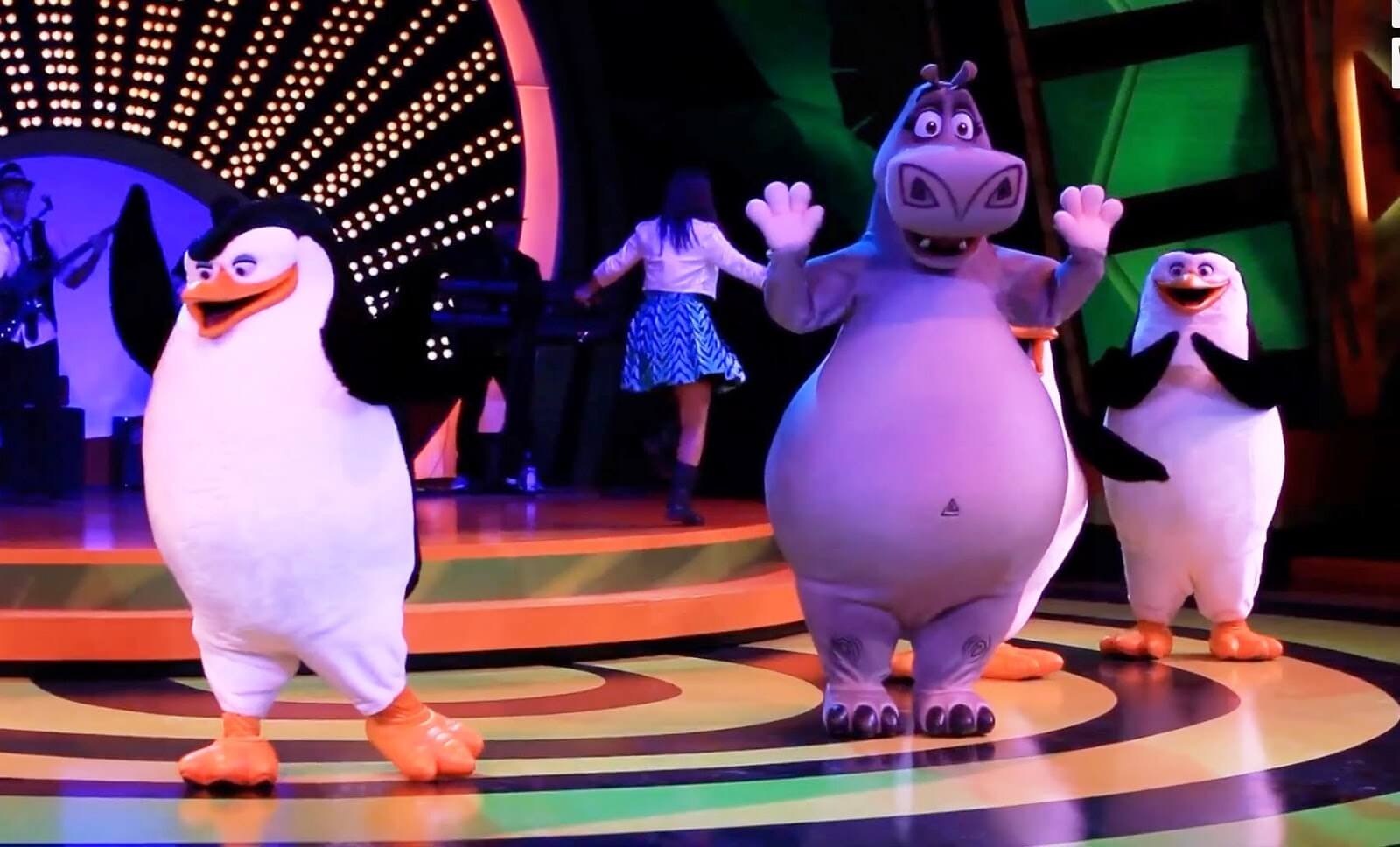 Madagascar show at Busch Gardens