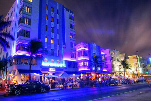 Ocean Drive in Miami Beach