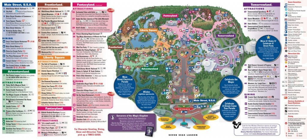 Disney’s Magic Kingdom Full Map