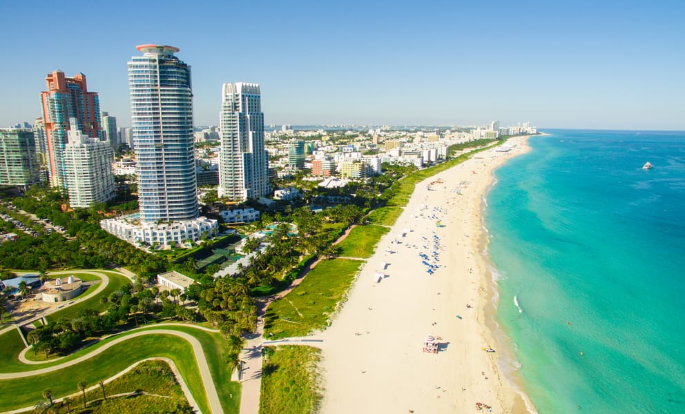 Cheap flights to Miami with connections