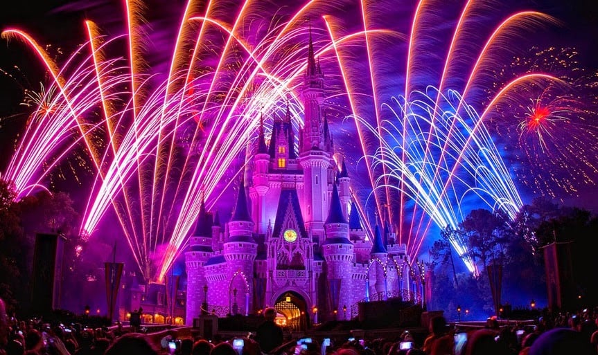 Disney Magic Kingdom park in Orlando
