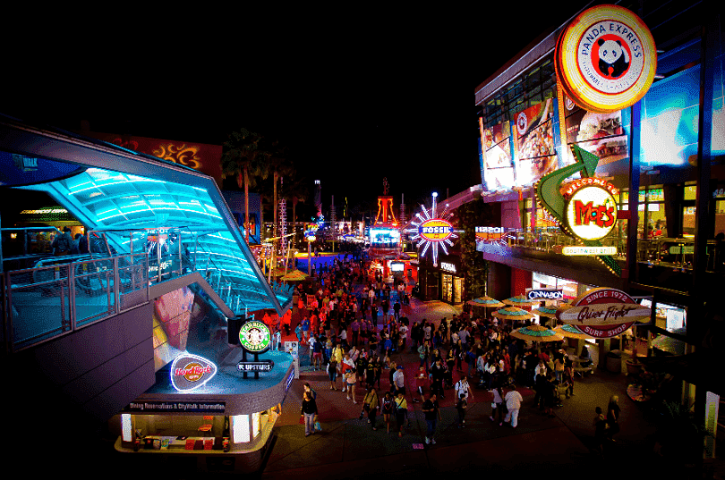 Universal Citywalk in Orlando