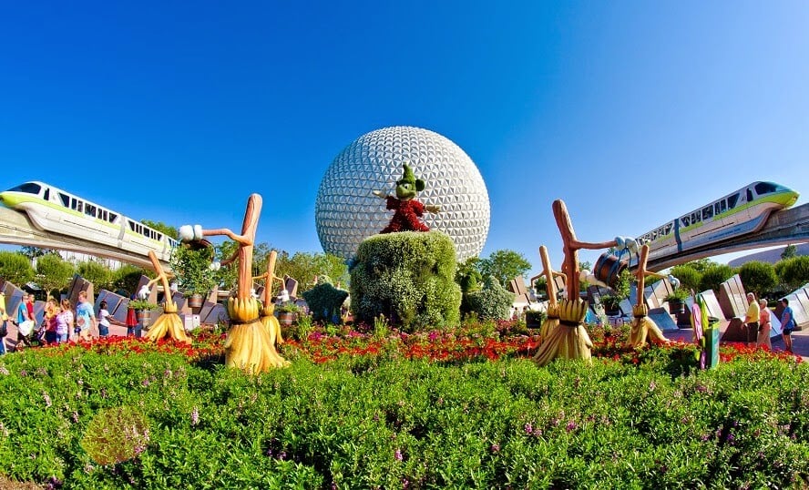 Disney Epcot Center theme park in Orlando