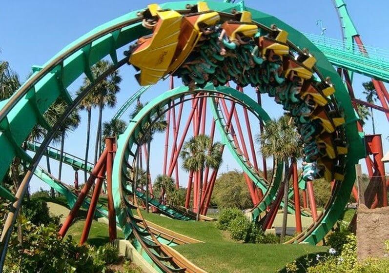 Kumba roller coaster