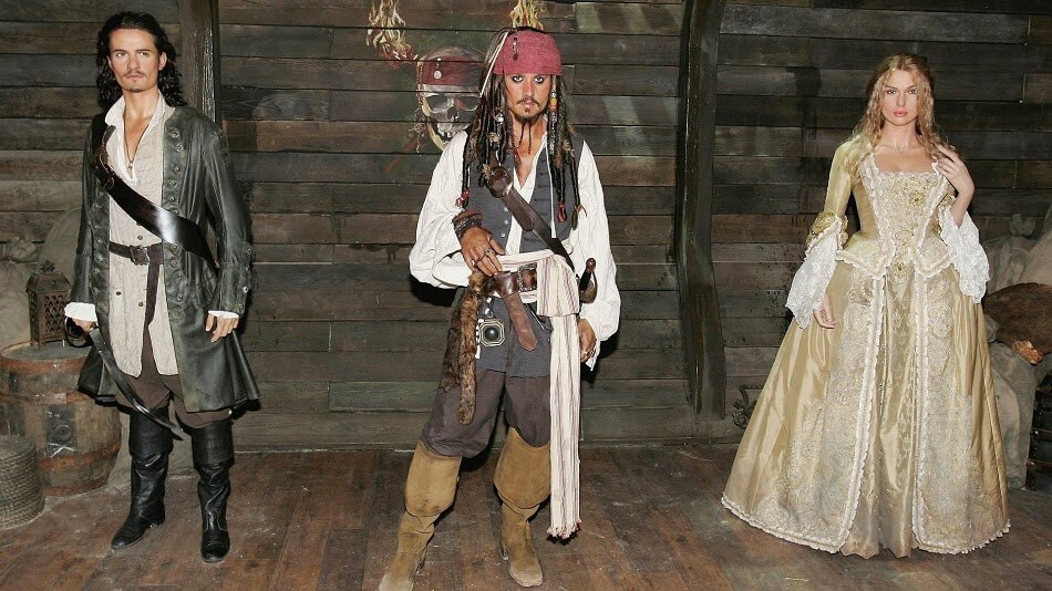Pirates of the Caribbean Wax Figures - Madame Tussauds Wax Museum in Orlando