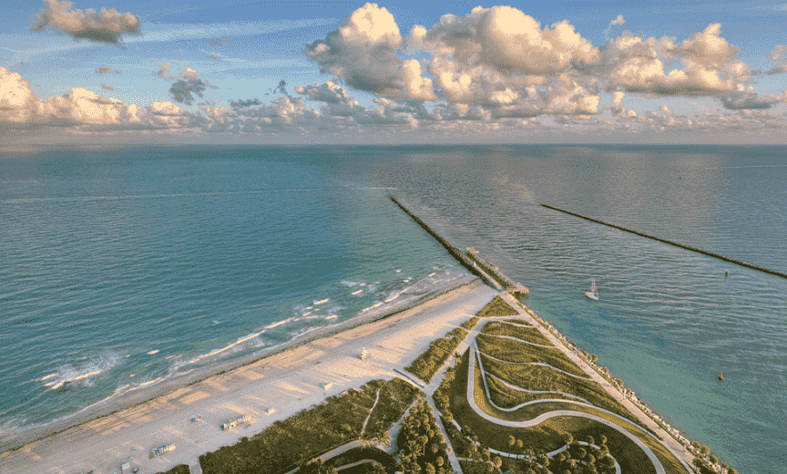 Miami beaches in january