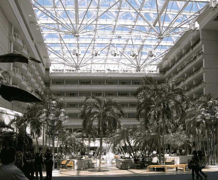 Inside Orlando International Airport