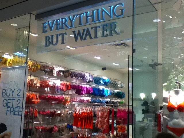 Everything But Water store in Orlando and Miami