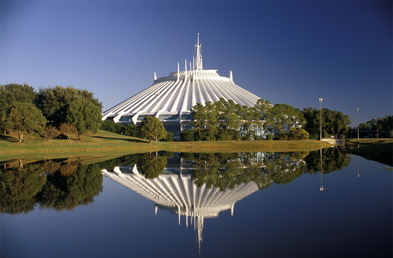 Space Mountain in Magic Kingdom in Orlando