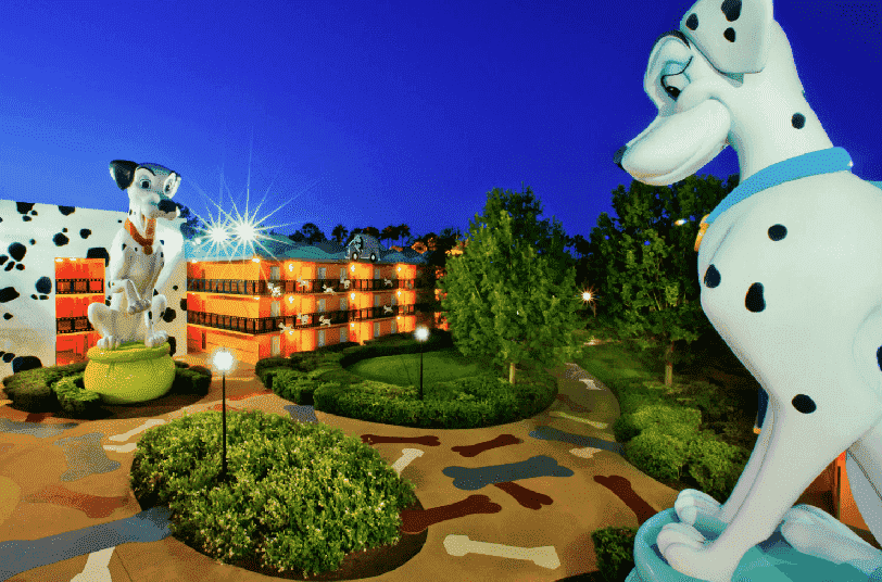 101 Dalmatians in Disney hotel