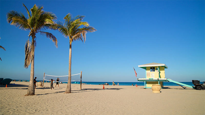 Hollywood Beach in Fort Lauderdale