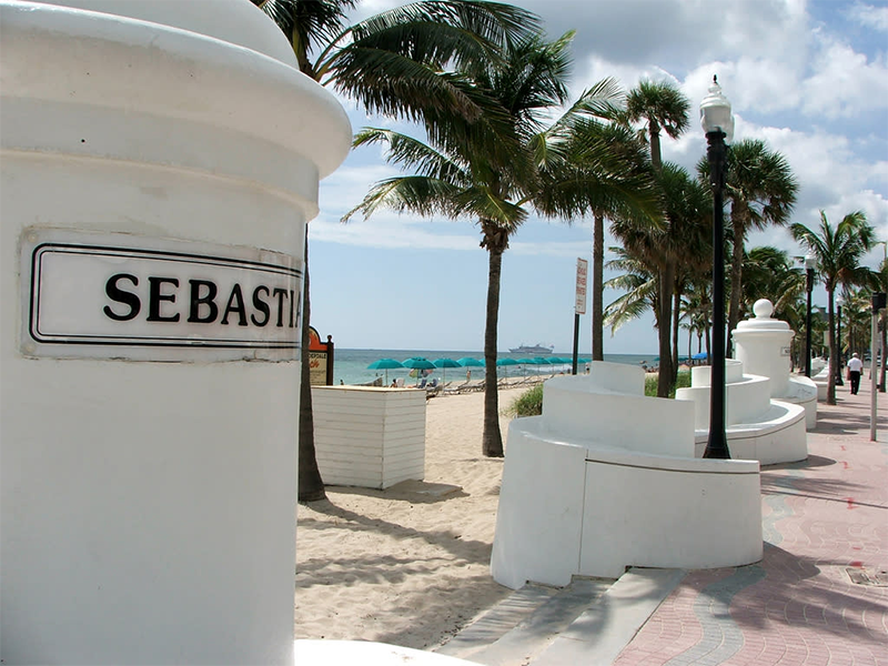 Sebastian Street Beach in Fort Lauderdale