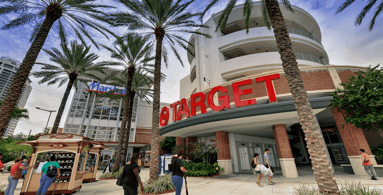 Target and Marshall stores in Miami