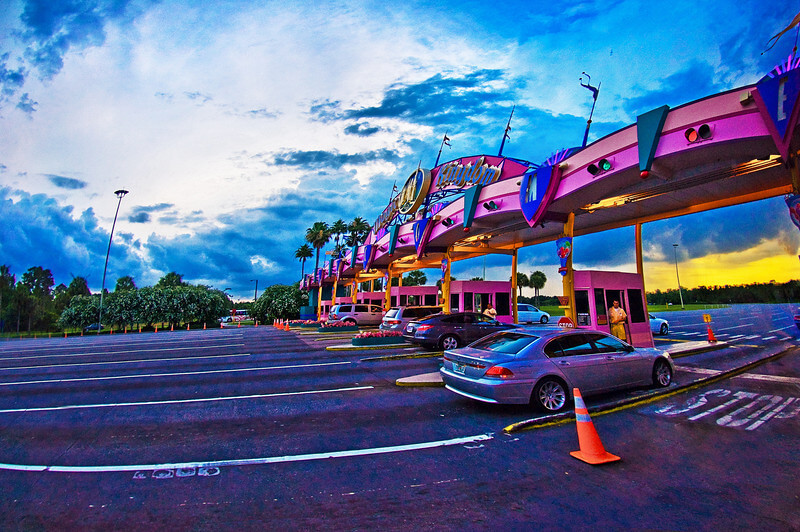 Disney car entrance