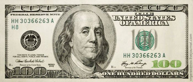 Old $ 100 bill