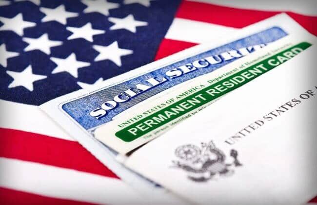 Green Card - permanent resident card